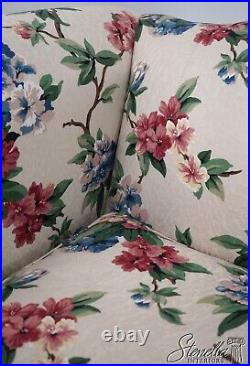 62982EC HICKORY CHAIR CO Ball & Claw Chippendale Floral Sofa