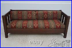 63674EC STICKLEY Mission Style Eastwood Oak Settee Sofa