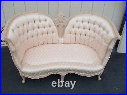 63935 French Country Louis XV Loveseat Sofa Chair