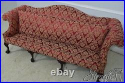 64601EC STICKLEY Newly Upholstered Ball & Claw Mahogany Sofa