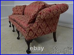 64601EC STICKLEY Newly Upholstered Ball & Claw Mahogany Sofa