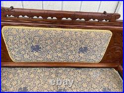 65227 Antique Eastlake Victorian Loveseat Sofa