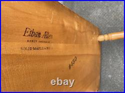 65775 ETHAN ALLEN Solid Maple Settee Sofa Bench Couch