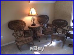 6 piece Antique Wicker furniture set