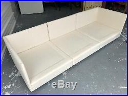 70s Vintage 3pc Selig Modular Sectional Sofa Mid Century Modern Baughman Era