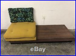 ADRIAN PEARSALL Vintage PLATFORM SOFA mid century modern wood danish couch set