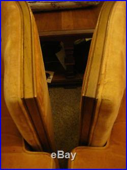 AMERICAN OF MARTINSVILLE MID CENTURY bedroom chairs modern danish walnut cotton