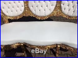 Antique Beautiful Rococo 3-seater/sofa/settee/couch