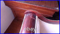ANTIQUE Victorian PAW FOOT 19TH C. EMPIRE MAHOGANY SOFA ORNATE CARVINGS