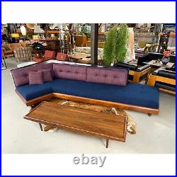 Adrian Pearsall Craft Associates Blue 2300-S Boomerang Sofa