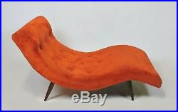 Adrian Pearsall Mid Century Modern Wave Chaise Lounge Chair Sofa Model 108-C