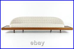 Adrian Pearsall Style Mid Century Walnut Sofa