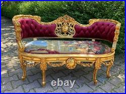 Amazing Deluxe Sofa In Louis XVI Style. Worldwide Free Shipping