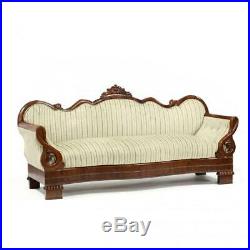 American Classical Mahogany Sofa, 19th century (1800s)