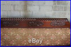 American Empire Carved Crotch Mahogany Sofa Parlor Settee Antique Federal Ornate