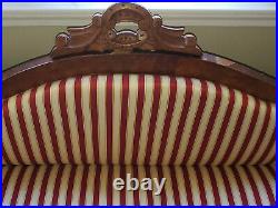 Antique 1800s American Empire Settee Sofa Couch-pick Up Only