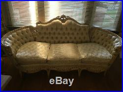 Antique Astoria Grand Wensley Sofa and Matching Chair