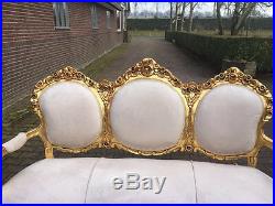 Antique Beautiful Sofa/settee/couch In French Louis XVI