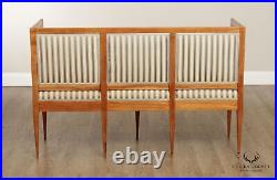 Antique Biedermeier Cherry Frame Box Sofa Settee