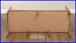 Antique Biedermeier Cherry Frame Box Sofa Settee