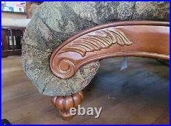 Antique Chaise Lounge Chair Indoor