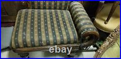 Antique Chaise Lounge Seat 100 Years Old