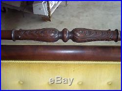 Antique Clawfoot Bench Settee Burling 1800's 1900's RARE mint Super cool Rare