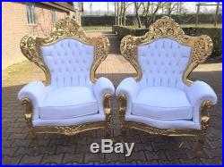 Antique Complete Sofa Set With 2 Chairs In Italian Baroque Style
