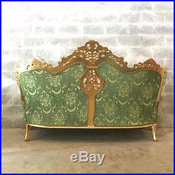 Antique Complete Sofa/settee/love Seat In Italian Rococo Style