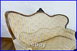 Antique Continental sofa settee