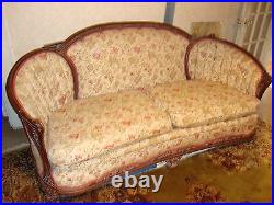 Antique Couch & Matching Chair Beautiful TAKE A LOOK