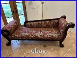 Antique Fainting Couch Sofa Chaise