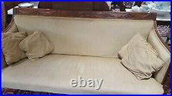 Antique Federal Period Sofa 1800 -1850? Carved Mahogany? Fabulous Condition