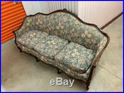Antique Floral Couch