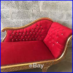 Antique French Chaise Lounge/love Seat/couch/settee