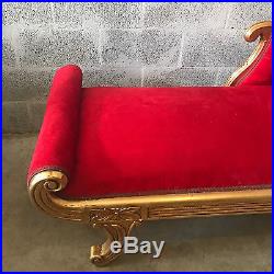 Antique French Chaise Lounge/love Seat/couch/settee