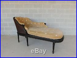 Antique French Louis XVI Style Chaise Lounge Fainting Sofa