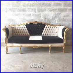 Antique French Louis XVI Style Sofa/settee/couch In Unique Design