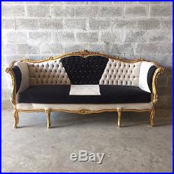 Antique French Louis XVI Style Sofa/settee/couch In Unique Design