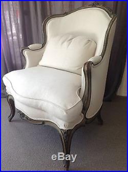Antique French Louis XV Style Duchesse Brisèe, Chaise Longue, Chair/Ottoman