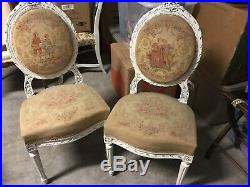 Antique French Settee And Chairs Parlor Set For Project