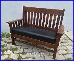 Antique G. M. Young Settee Model #520 W7373