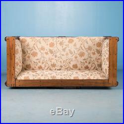 Antique Heavily Carved Antique Oak Sofa