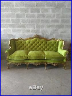 Antique Italian Baroque Sofa/settee/couch For 3 Persons