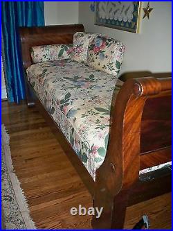 Antique Louis Phillipe Sleigh Day Bed