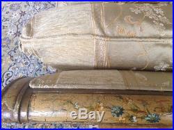 Antique Louis XV style Chaise Longue newly restored and upholstered