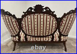 Antique Mahogany Victorian Style Couch