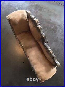 Antique Miniature Victorian Salesman Sample or Doll Chaise Lounge Fainting Couch
