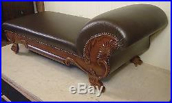 Antique Oak Fainting Couch