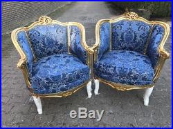 Antique Pair (2) Of French Louis XVI Chairs